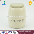 Wholesale yellow food storage canister, good quality oval canister with customized